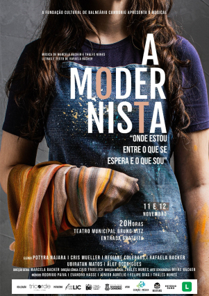 LIC: Teatro Bruno Nitz recebe espetáculo A Modernista sexta e sábado