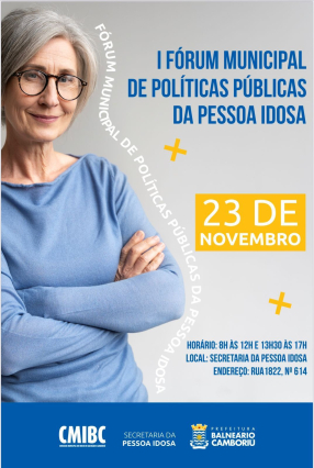 Fórum Municipal de Políticas Públicas da Pessoa Idosa é nesta quarta-feira