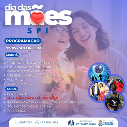 SPI terá programação comemorativa ao Dia das Mães nesta sexta-feira